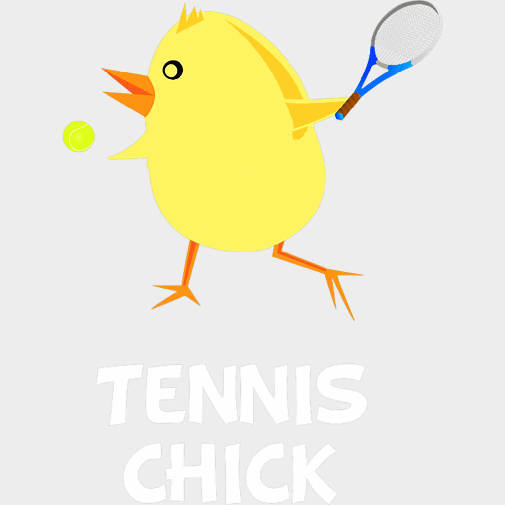 Tennis Chick - Tennis DTF Transfers Adult Unisex - S & M (10’’) / Light Color Design (See Imaging)