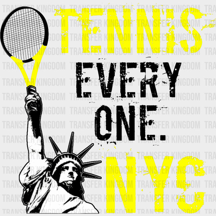 Tennis Every One, NYC - Tennis DTF Transfers