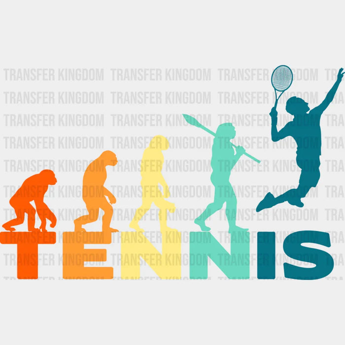 Tennis Evolution - Tennis DTF Heat Transfer