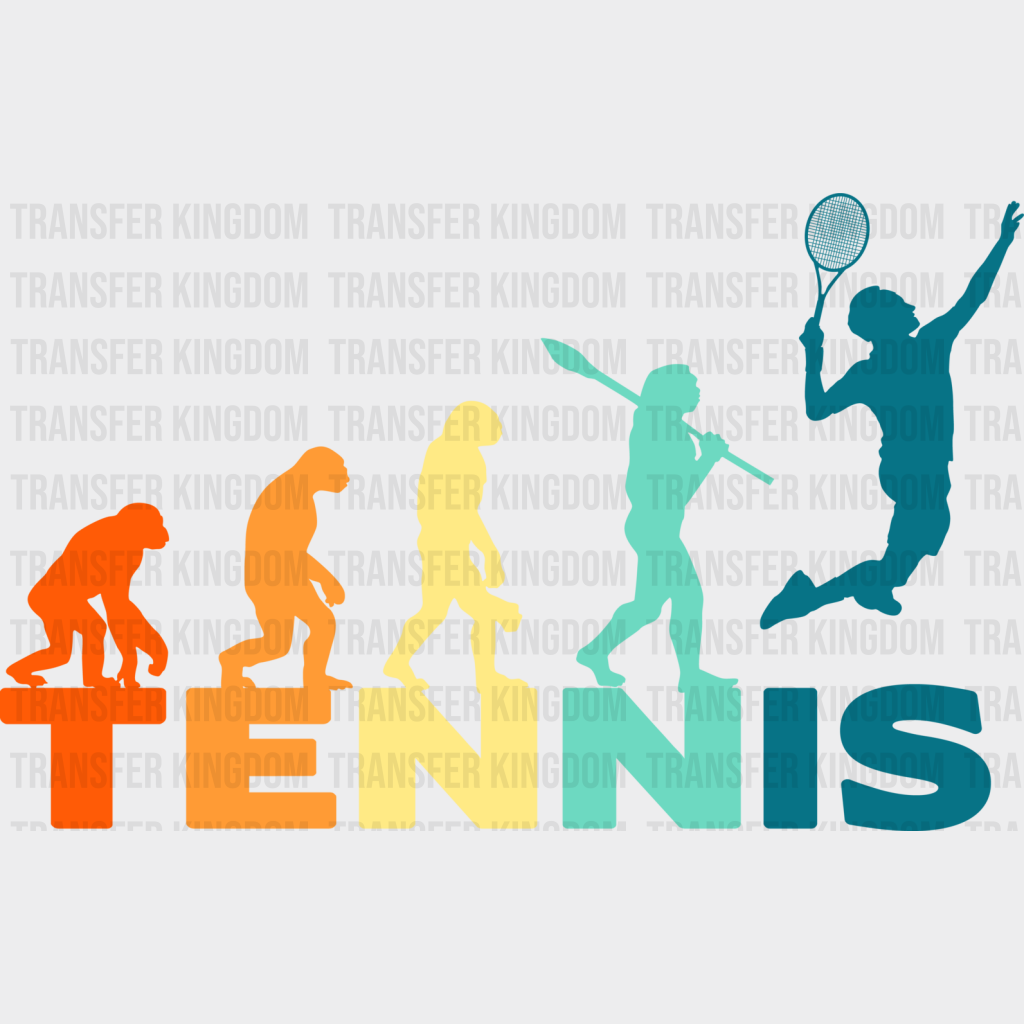 Tennis Evolution - Dtf Heat Transfer