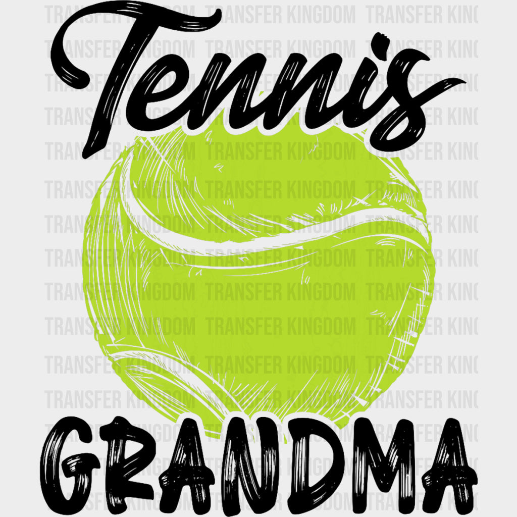 Tennis Grandma - Tennis DTF Transfers Adult Unisex - S & M (10’’) / Dark Color Design (See Imaging)