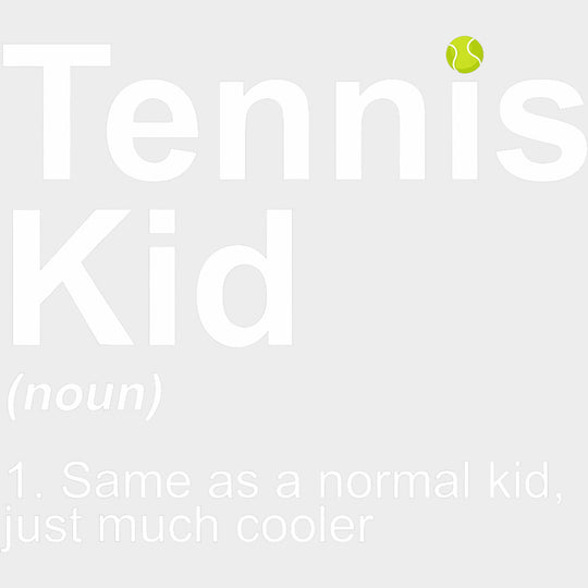 Tennis Kid Definition - Tennis DTF Transfers Adult Unisex - S & M (10’’) / Light Color Design (See Imaging)