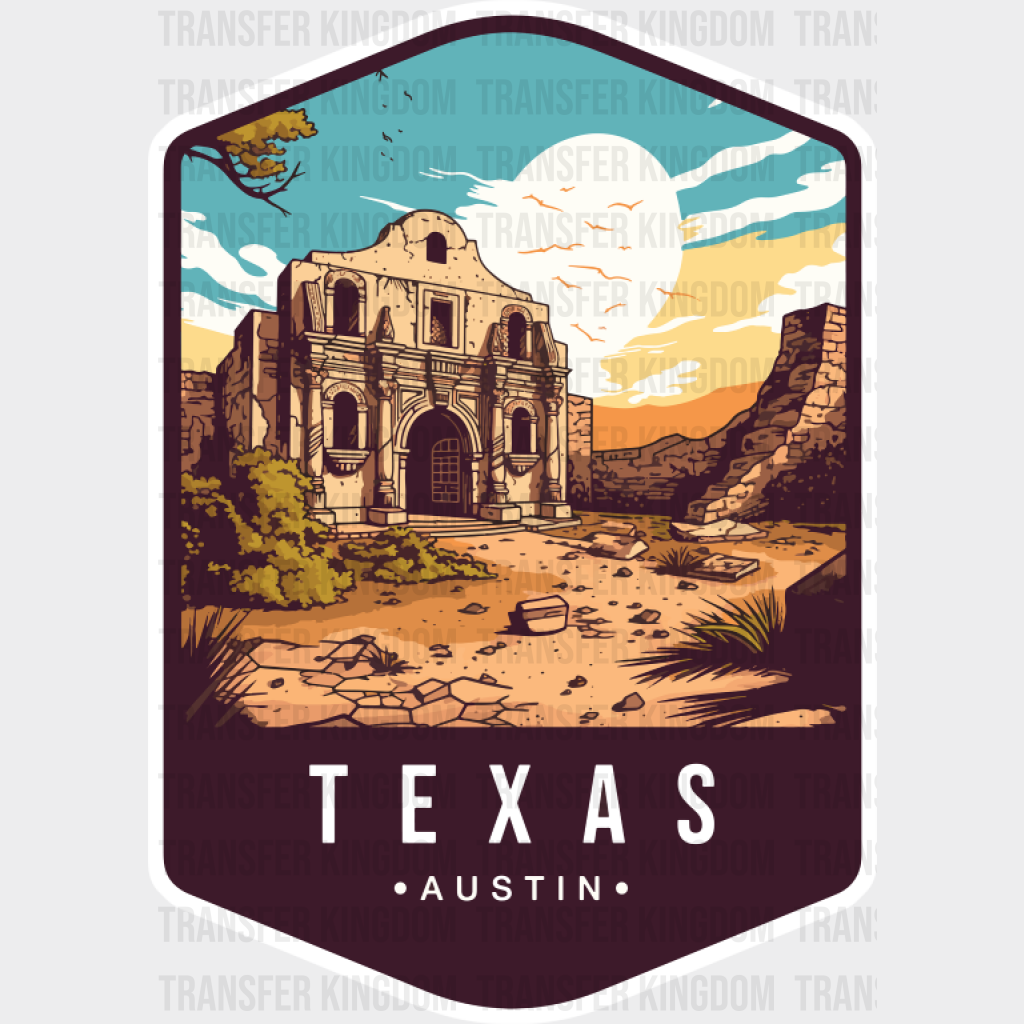 Texas Austin - States & Cities DTF Transfer