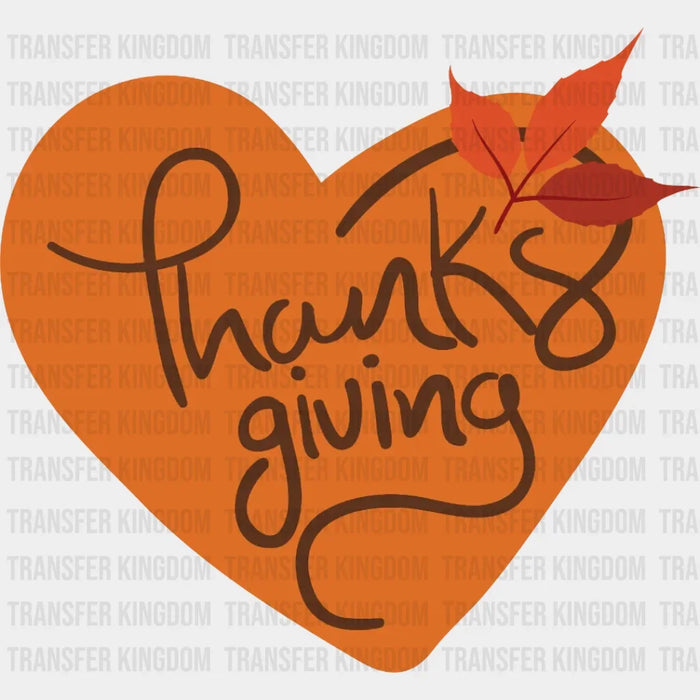 Thanksgiving Lover Design - DTF heat transfer