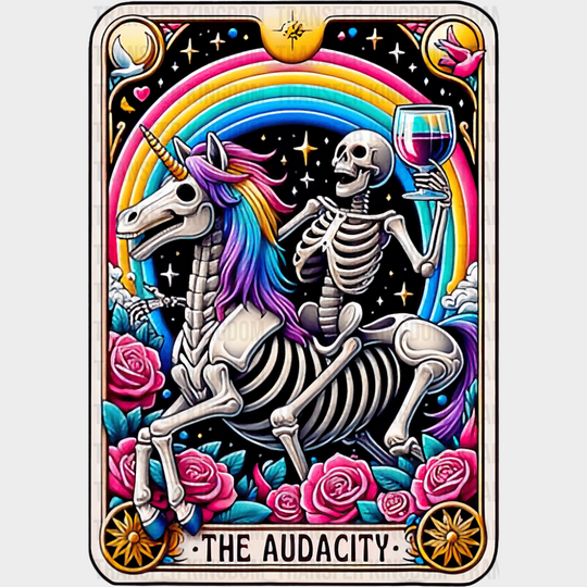 The Audacity - Funny DTF Transfer