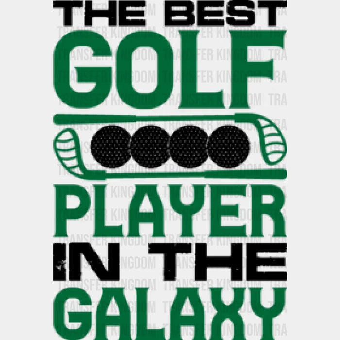 The Best Golf Player B&W Design - Golf DTF Heat Transfer