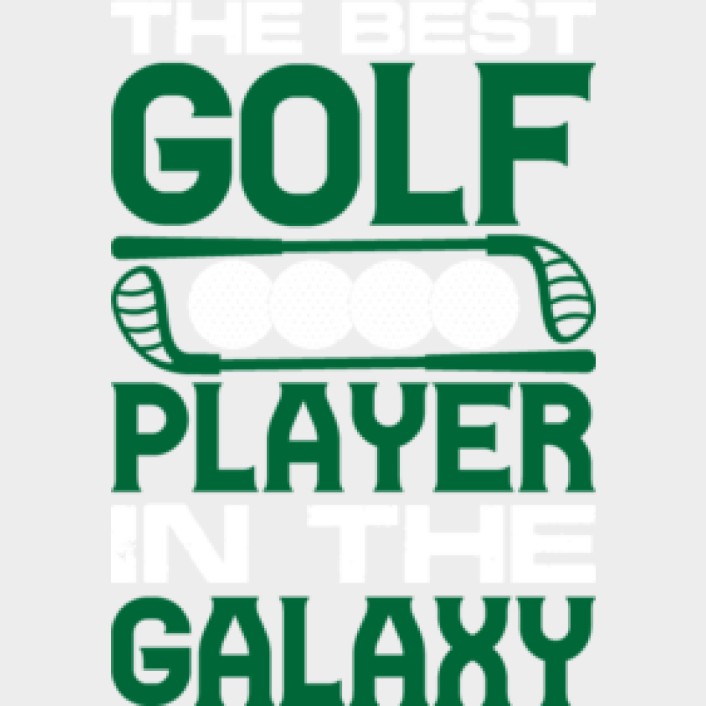 The Best Golf Player - Dtf Heat Transfer Unisex S & M (10’’) / Light Color Design (See Imaging)