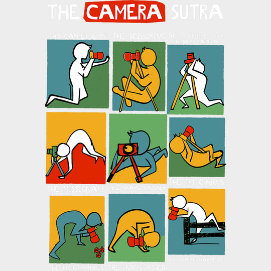 The Camera Sutra - Photography DTF Transfers transfer-kingdom Light Color Design (See Imaging)
