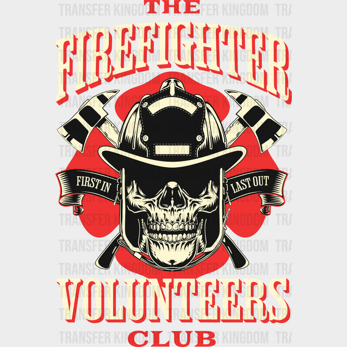 The Firefighter Volunteers Club, Skull - Fire Department DTF Transfers