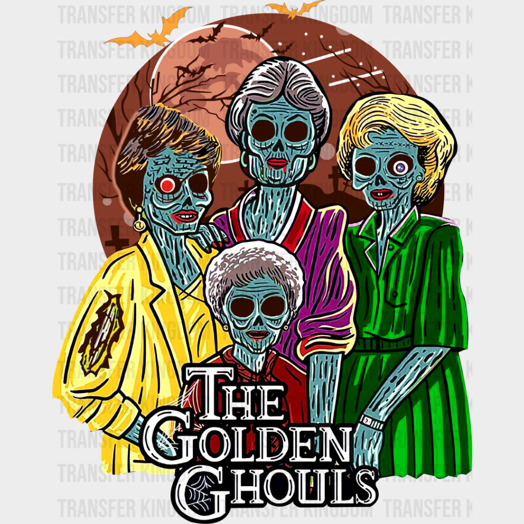 The Golden Ghouls - Halloween Dtf Transfer