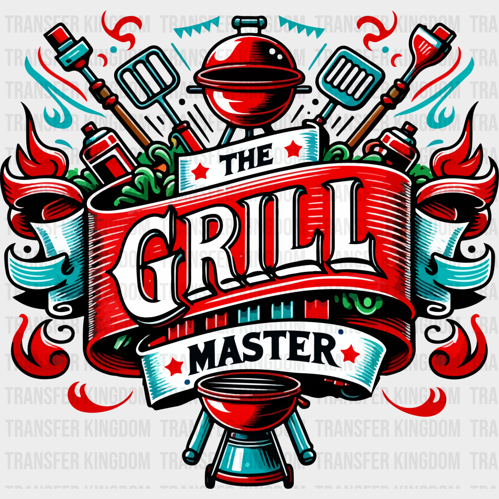 The Grill Master Design - Bbq Dtf Heat Transfer