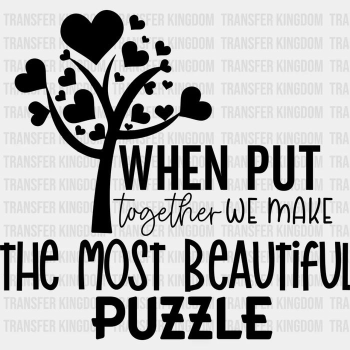 The Most Beautiful Puzzle - Family Reunion DTF heat transfer