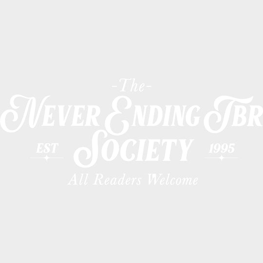 The Never Ending TBR Society - Reading DTF Transfers - Adult Unisex - S & M (10’’) / Light Color Design (See Imaging)