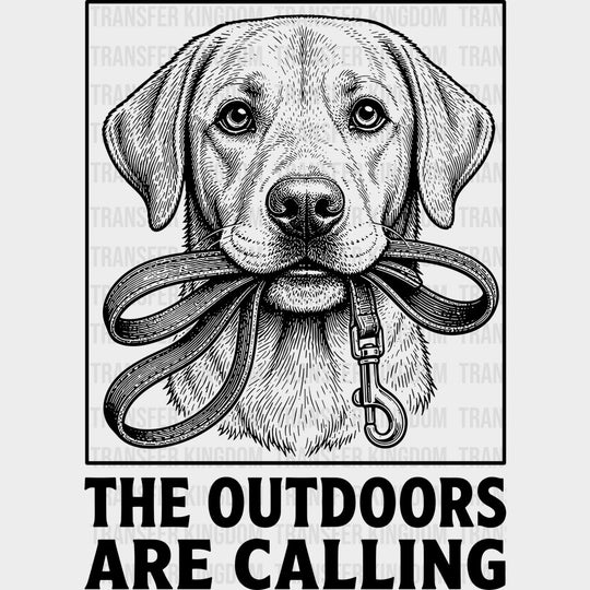 The Outdoors Are Calling - Hiking DTF Transfers - Adult Unisex - S & M (10’’) / Dark Color Design (See Imaging)