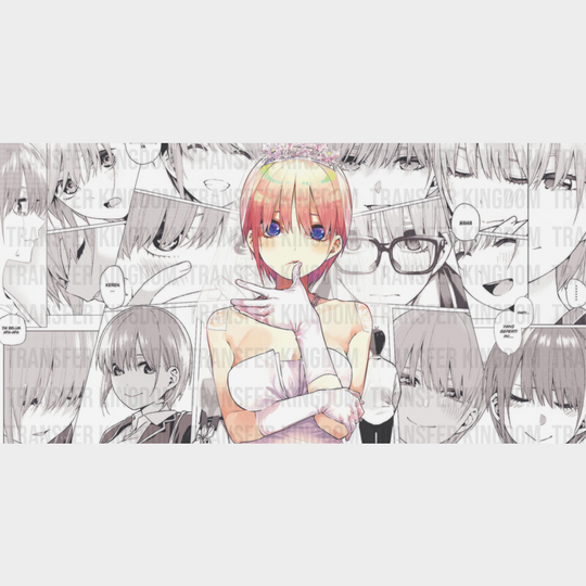 The Quintessential Quintuplets Ichika Nakano - Anime Cup Wrap Uv Sticker Permanent Dtf Decal