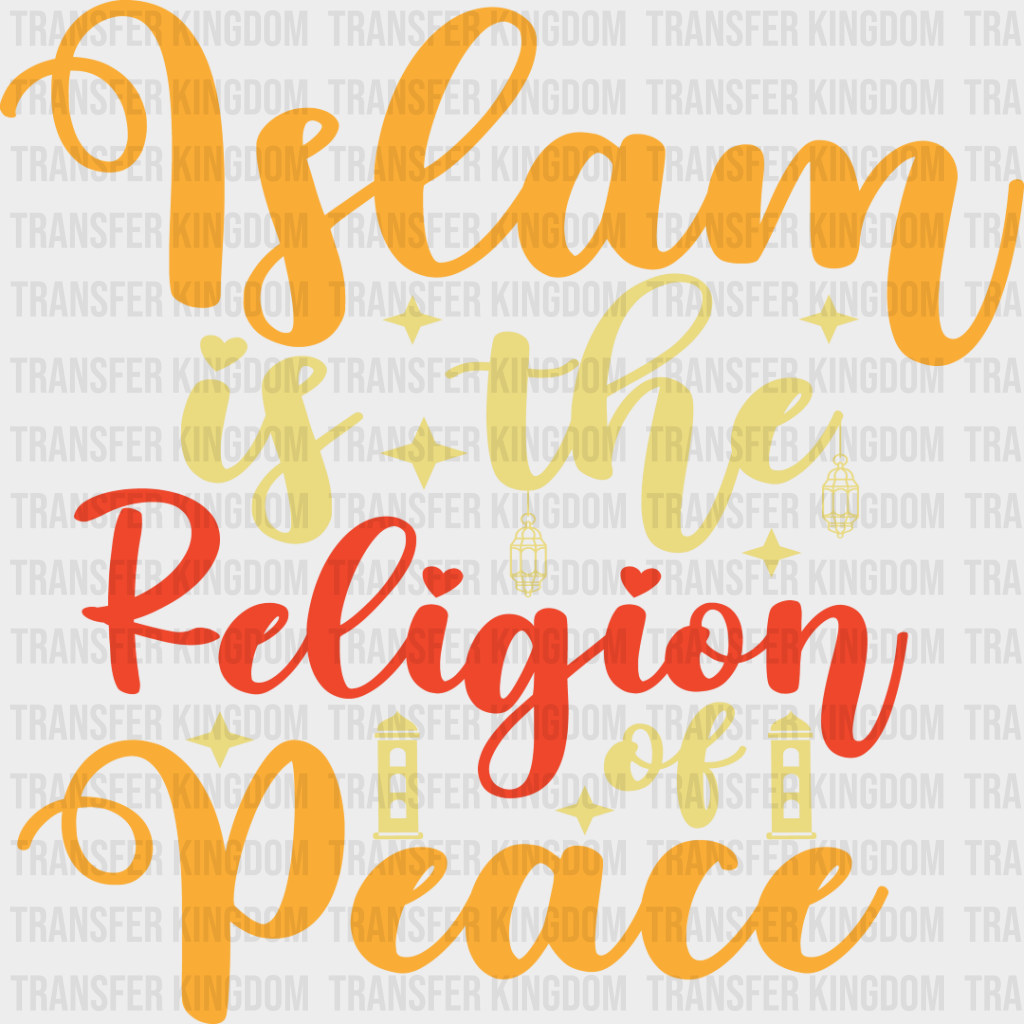 The Religion Of Peace - Muslim Dtf Transfer