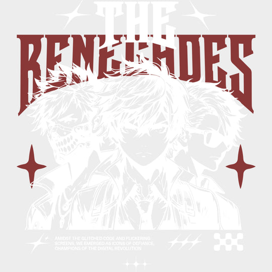 The Renegades - Anime DTF Transfers - Adult Unisex - S & M (10’’) / Light Color Design (See Imaging)