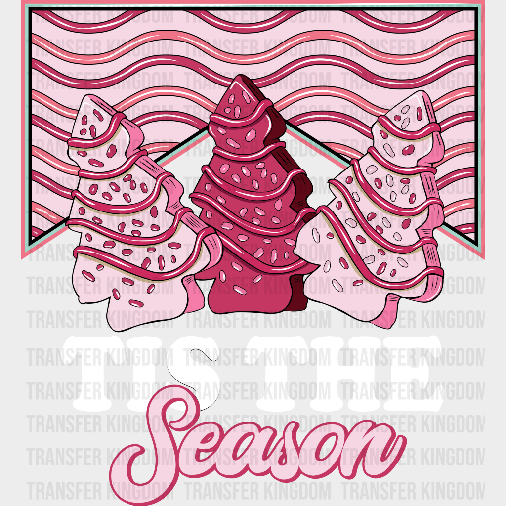 The Season Christmas Design Dtf Heat Transfer Unisex - S & M ( 10 ) / Light Color See Imaging