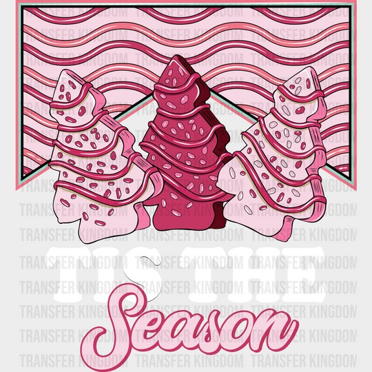 The Season Christmas Design Dtf Heat Transfer Unisex - S & M ( 10 ) / Light Color See Imaging