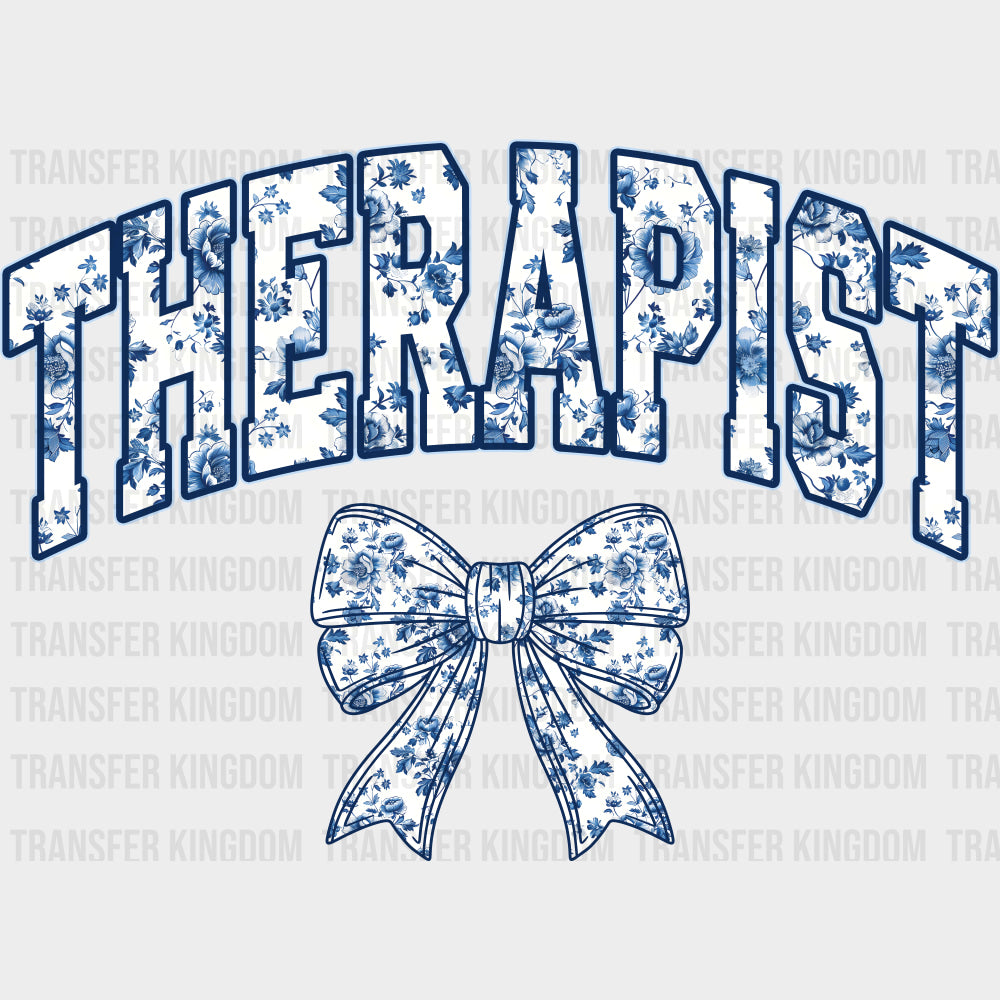 Therapist Blue Ribbon - Therapist DTF Transfers transfer-kingdom