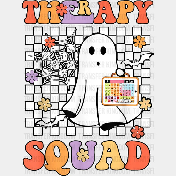 Therapy Squad Halloween Ghosts Design  - Therapist DTF Heat Transfer