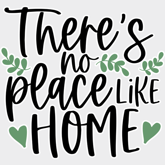 There’s No Place Like Home - Spring DTF Transfer Adult Unisex - S & M (10’’) / Light Color Design (See Imaging)