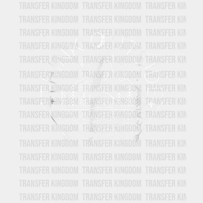 Think Outside No Box Required Design - Camping DTF heat transfer