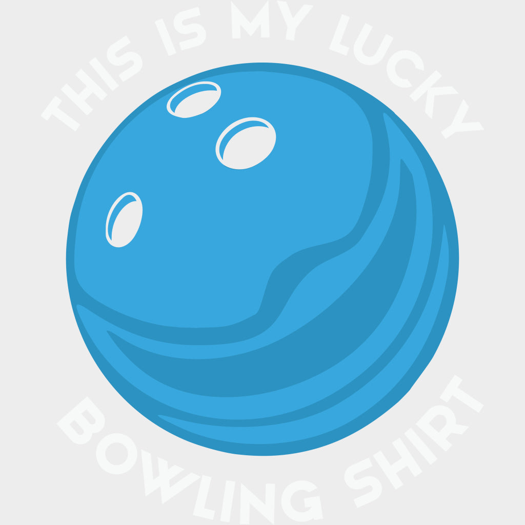 This Is My Lucky Bowling Shirt - Bowling DTF Transfers Adult Unisex - S & M (10’’) / Light Color Design (See Imaging)