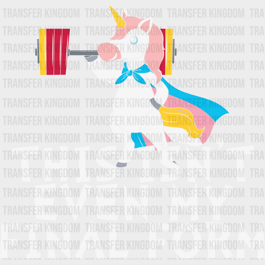 This Isn’t Even My Final Form - Transgender Iron On Dtf Transfer Unisex S & M (10’’) / Light