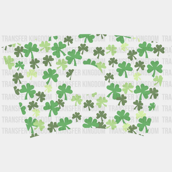 Three Leaf Clover UV DTF Transfer Cup Wrap UV DTF Sticker