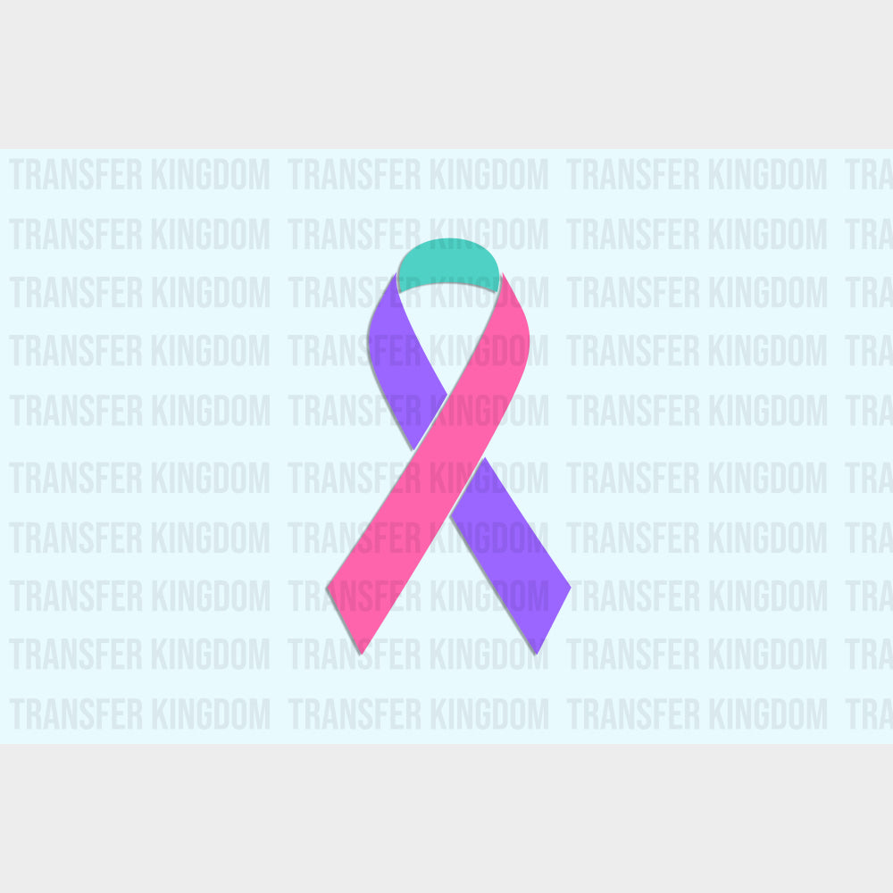 Thyroid Cancer Awareness Flag - Cancer Awareness DTF Transfers