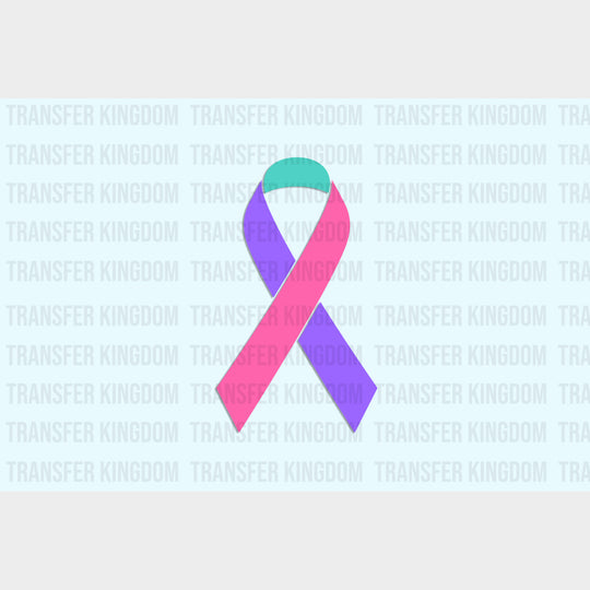 Thyroid Cancer Awareness Flag - Cancer Awareness DTF Transfers