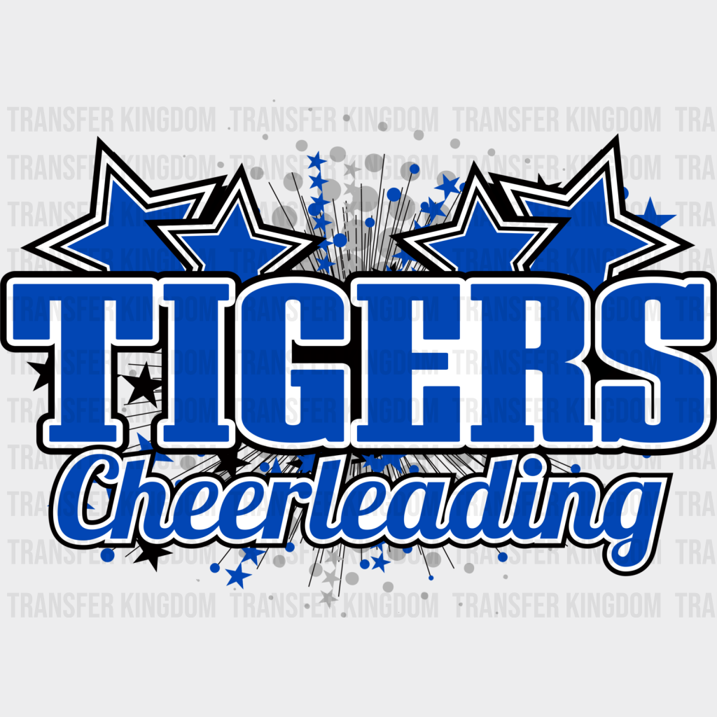 Tigers Cheerleading - Cheerleader Dtf Heat Transfer