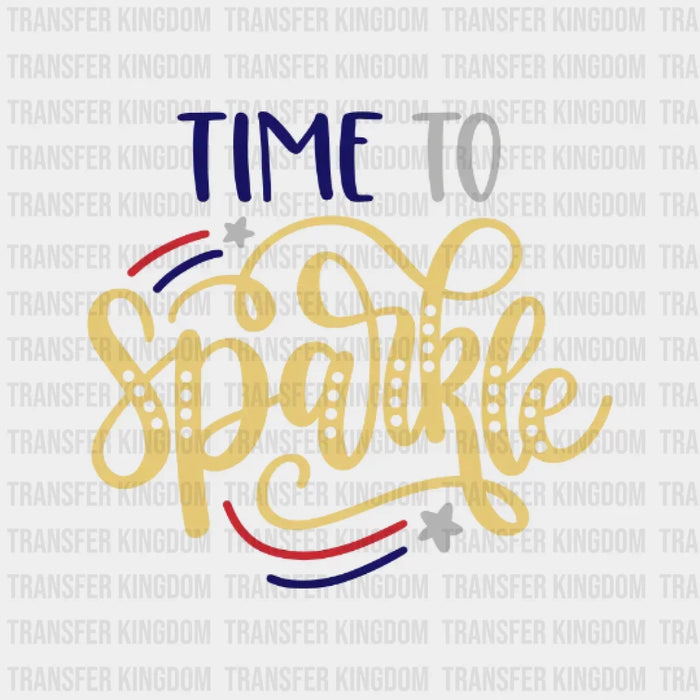 Time to Sparkle DTF Transfer