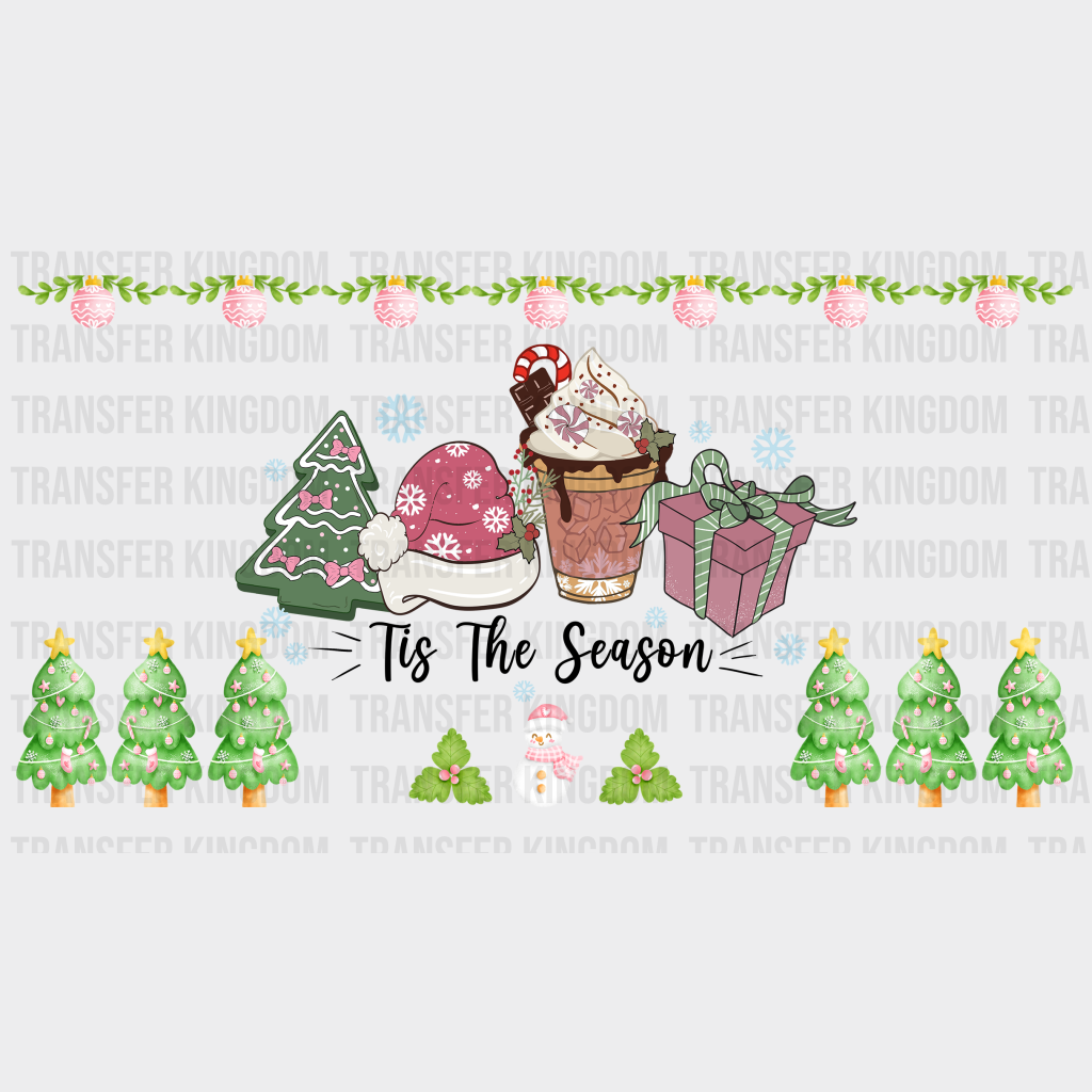 Tis The Season Christmas Uv Dtf Wrap - Uv Dtf Transfer