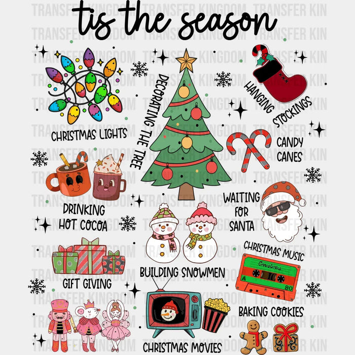 Tis The Season For... - Christmas DTF Transfer