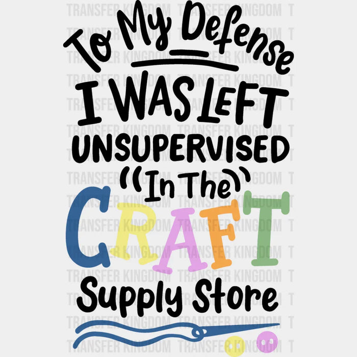 To My Defense - Crafting DTF Heat Transfer
