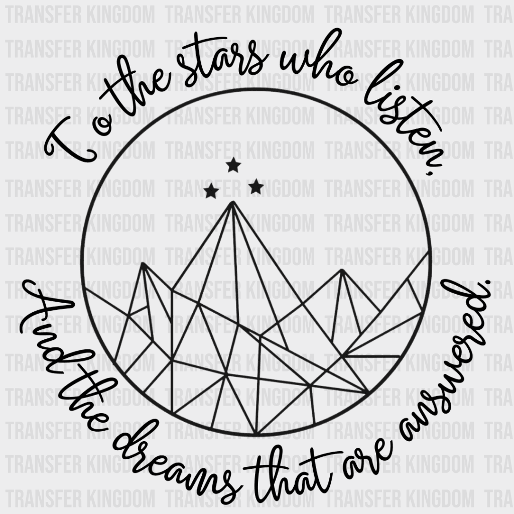 To The Stars Who Listen And Dreams That Are Answered - Velaris Sarah J Maas Thorns Roses Court Of