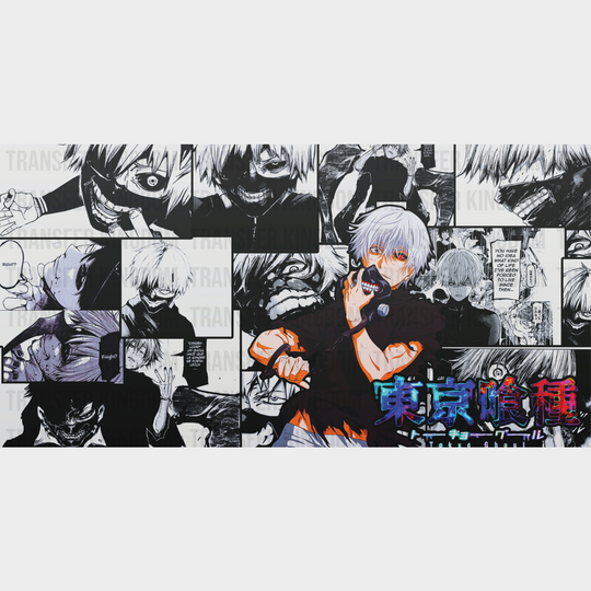 Tokyo Ghoul Ken Kaneki - Anime Cup Wrap Uv Sticker Permanent Dtf Decal