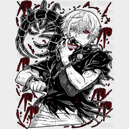 Tokyo Ghoul Ken Kaneki - Anime DTF Transfer