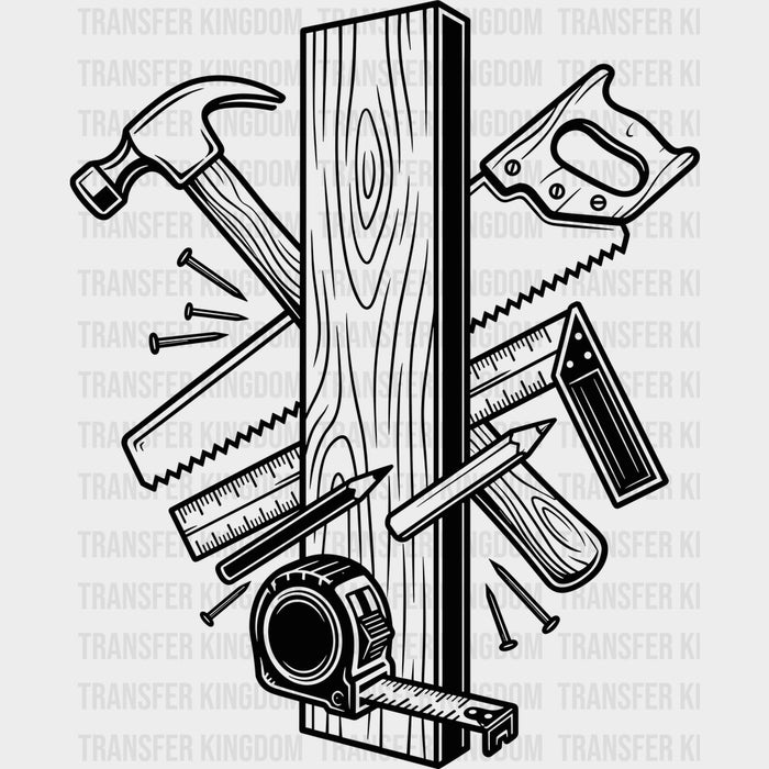 Tools B&W - Woodworking DTF Transfers