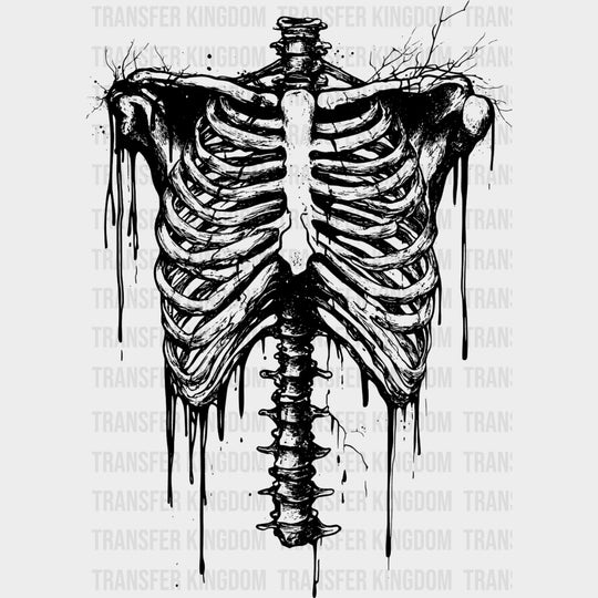 Torso - Skeleton DTF Transfers transfer-kingdom Dark Color Design (See Imaging)