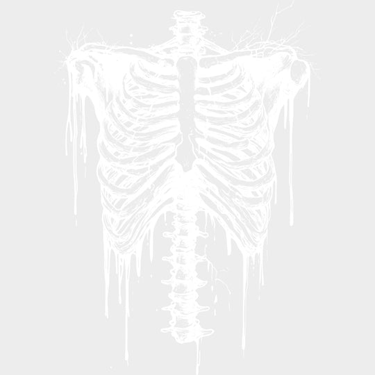 Torso - Skeleton DTF Transfers transfer-kingdom Light Color Design (See Imaging)