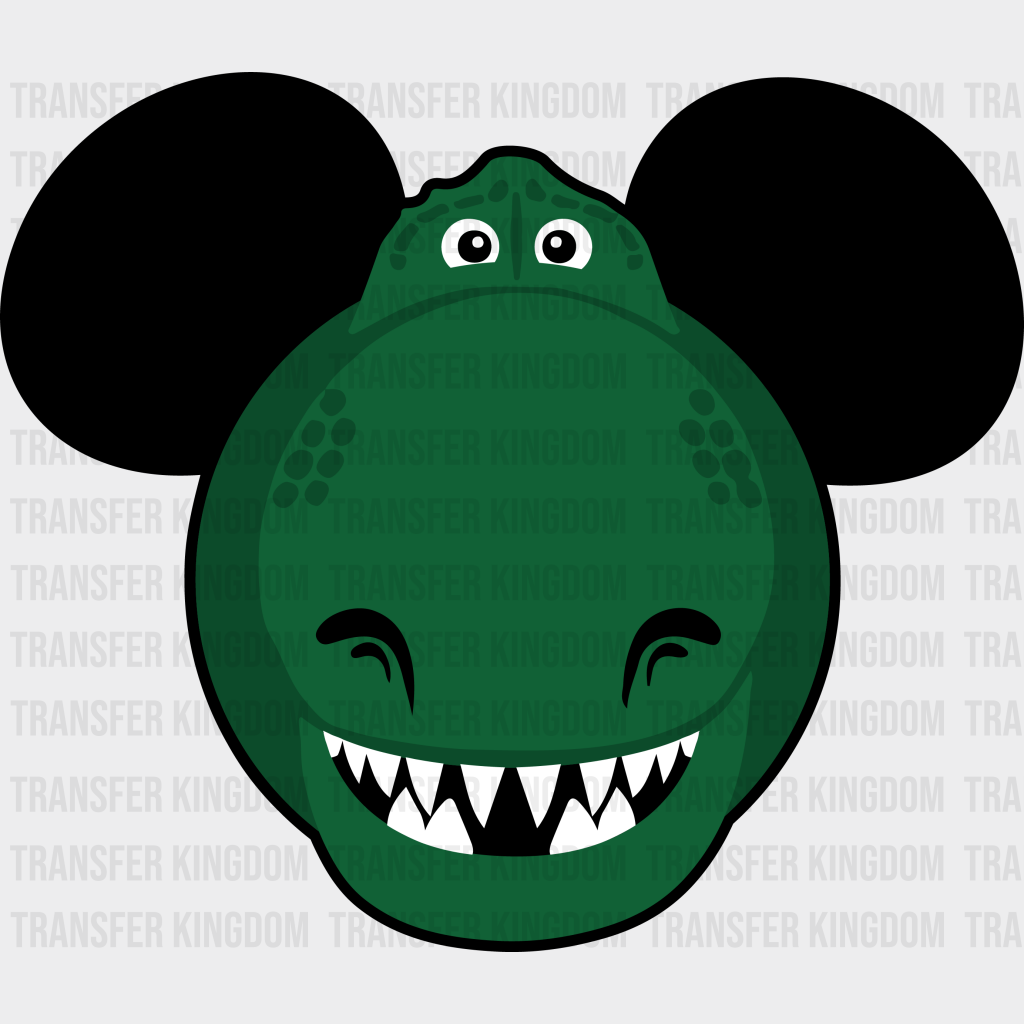 Toy Story Dinosaur Mickey Head Disney Dtf Transfer