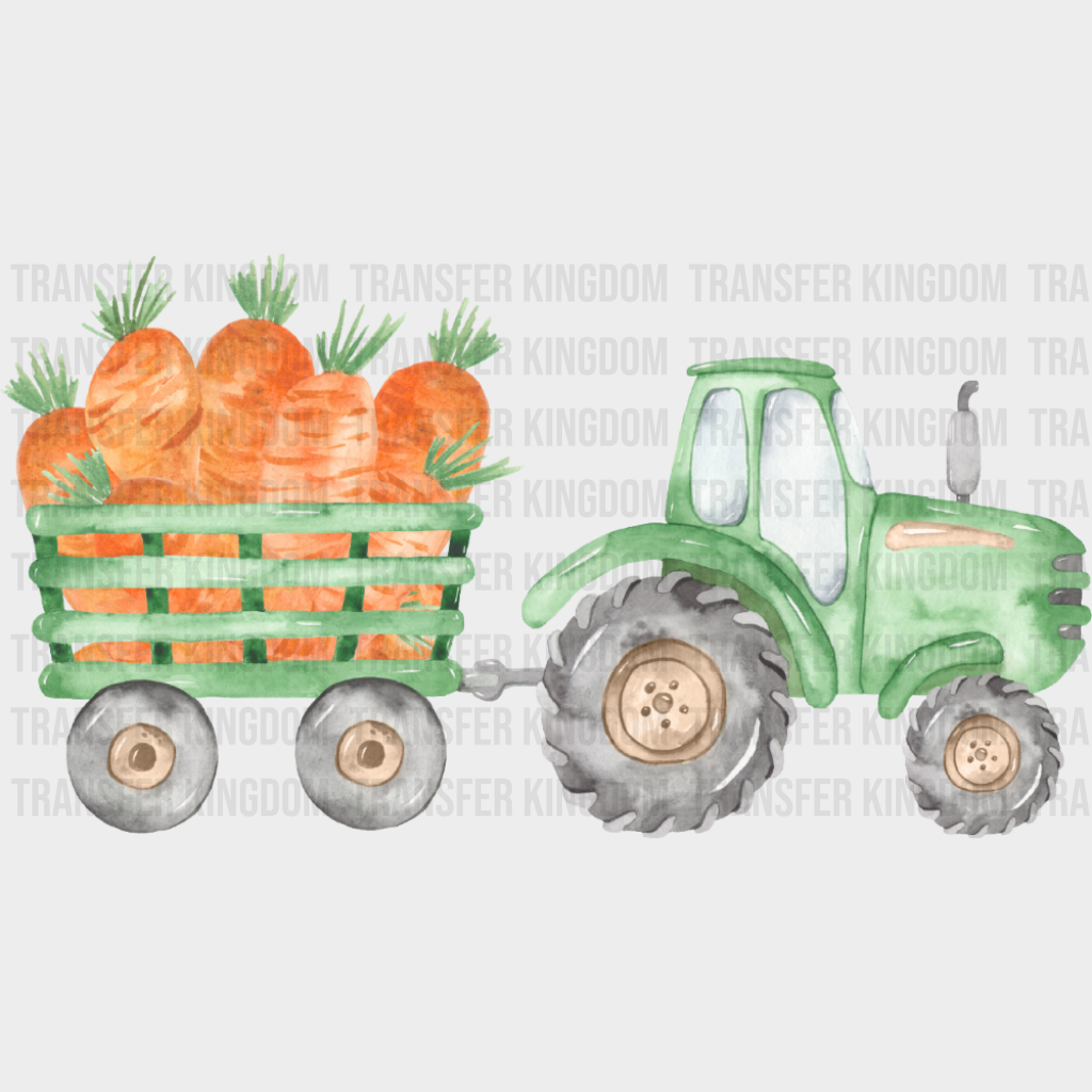 Tractor Carrying Carrots - St. Patrick’s Day DTF Transfer