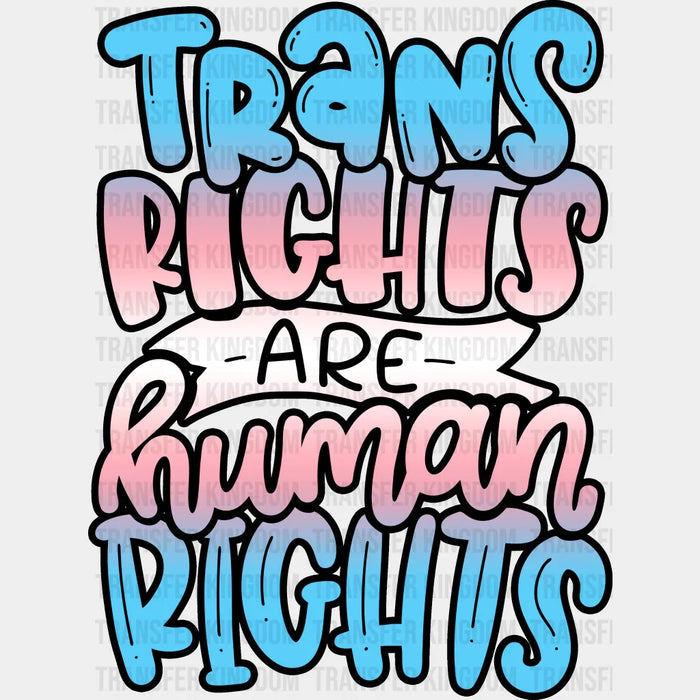 Trans Rights Design - Transgender Iron On DTF Transfer