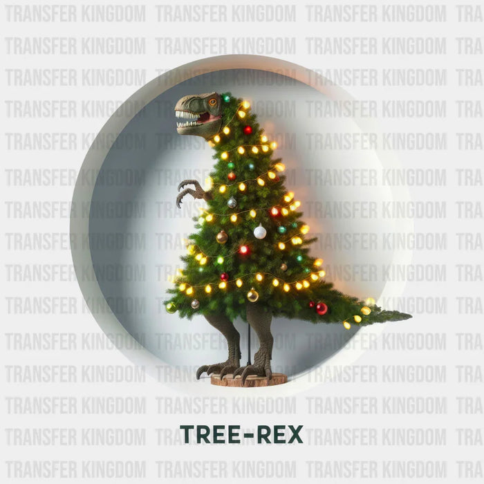 TREE-REX Christmas Design - DTF heat transfer