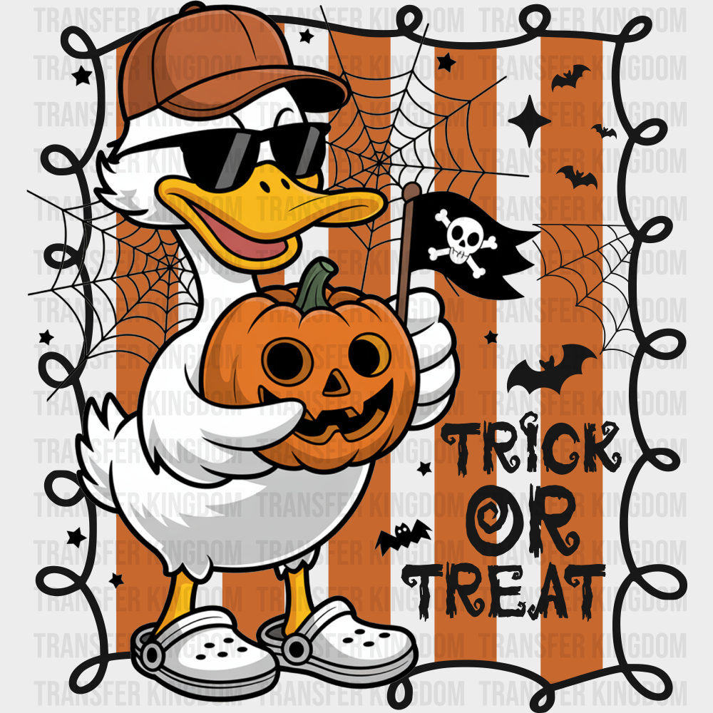 Trick Or Treat Goose Sunglasses Halloween DTF Transfer