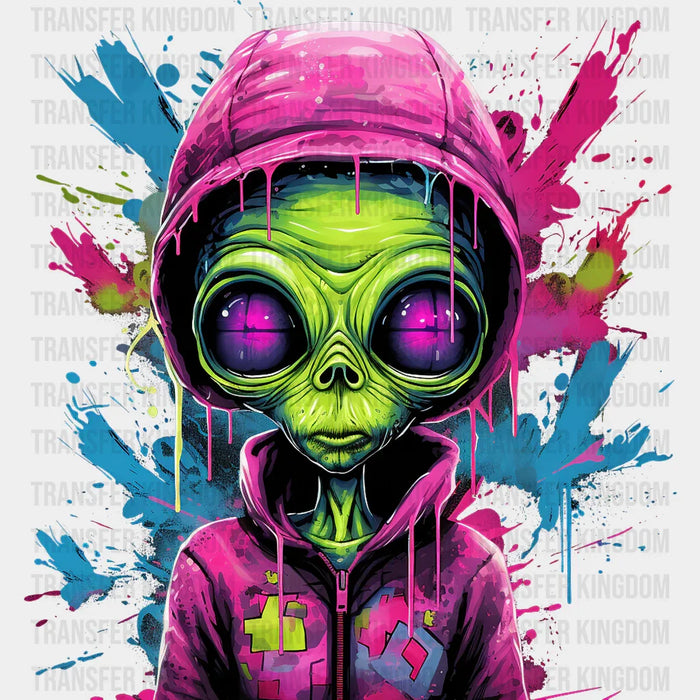 TRIPPY ALIEN Design - DTF heat transfer