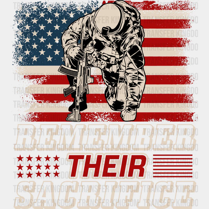 Troops Remember Their Sacrifice- Memorial Day DTF Transfer